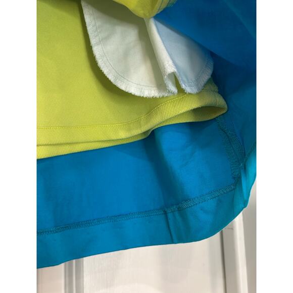 Burberry Golf RARE Turquoise Blue Cotton Mini Sports Skort - US Size 6 - Picture 4 of 12